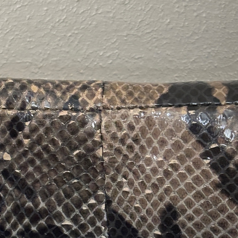 Coach soho python Brown and Black Snake Print Cro… - image 10